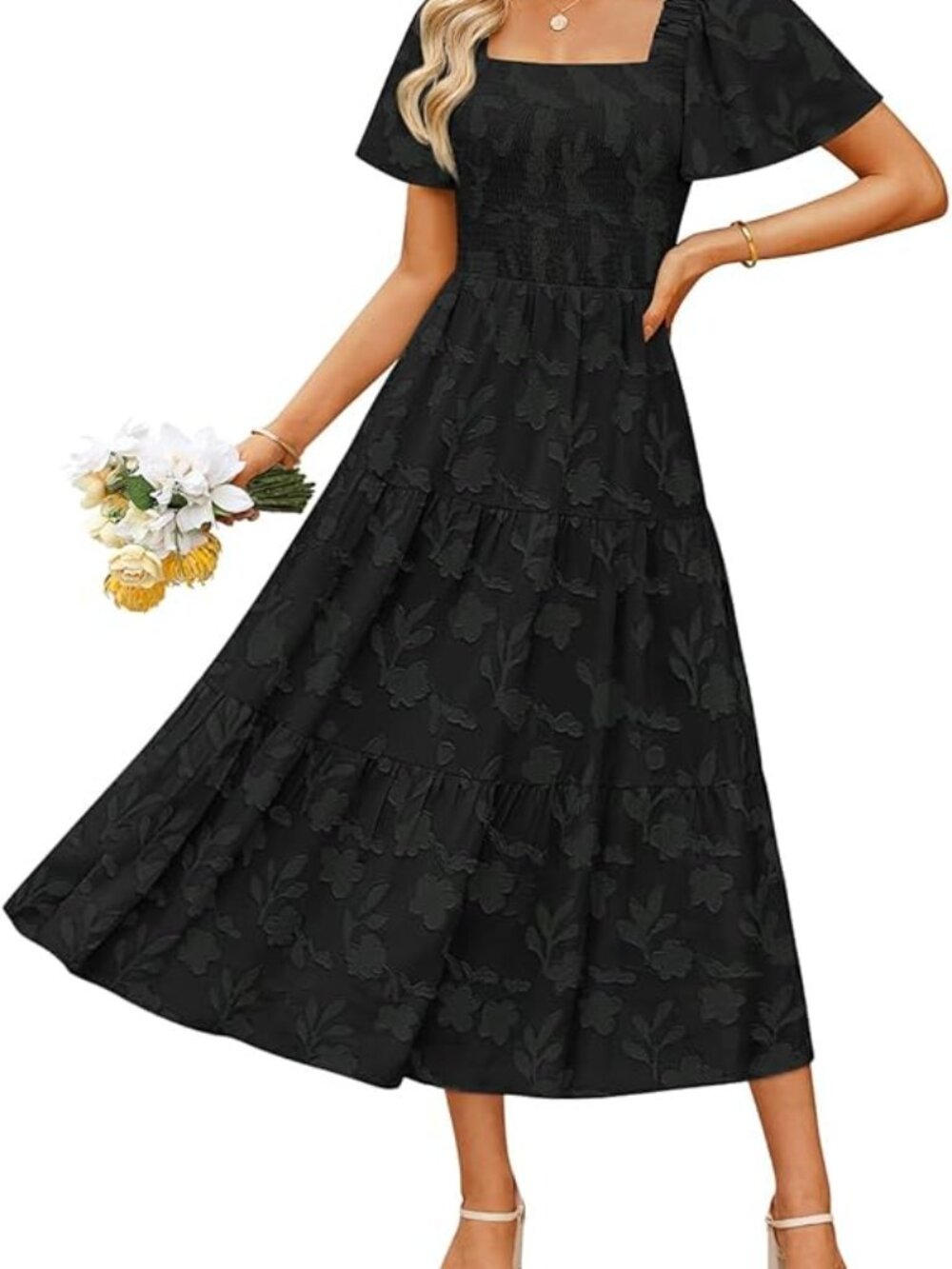 Womens 2026 Summer Boho Wedding Guest Midi Dresses